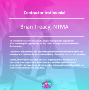 Contractor Testimonial